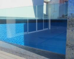 pool window mosaic tiles